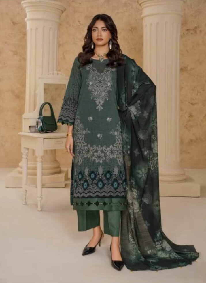 Dot to Dot By Zara Meer-Lawn Fancy-3P- green-1